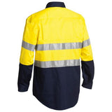 Taped Hi Vis Closed Front Cool Lightweight Shirt - BSC6896