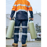 Apex 185 Taped Hi Vis FR Ripstop Vented Shirt - BS8438T