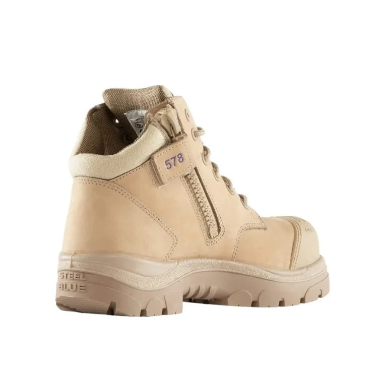 Steel Blue 518578 Parkes Ladies L/U Zip Scuff Composite Safety Boot