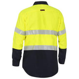 Apex 185 Taped Hi Vis FR Ripstop Vented Shirt - BS8438T