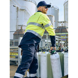 Apex 185 Taped Hi Vis FR Ripstop Vented Shirt - BS8438T