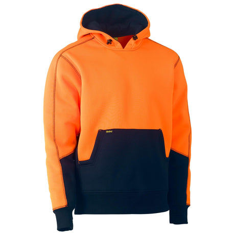 Bisley Hi Vis Fleece Hoodie Pullover - BK6619