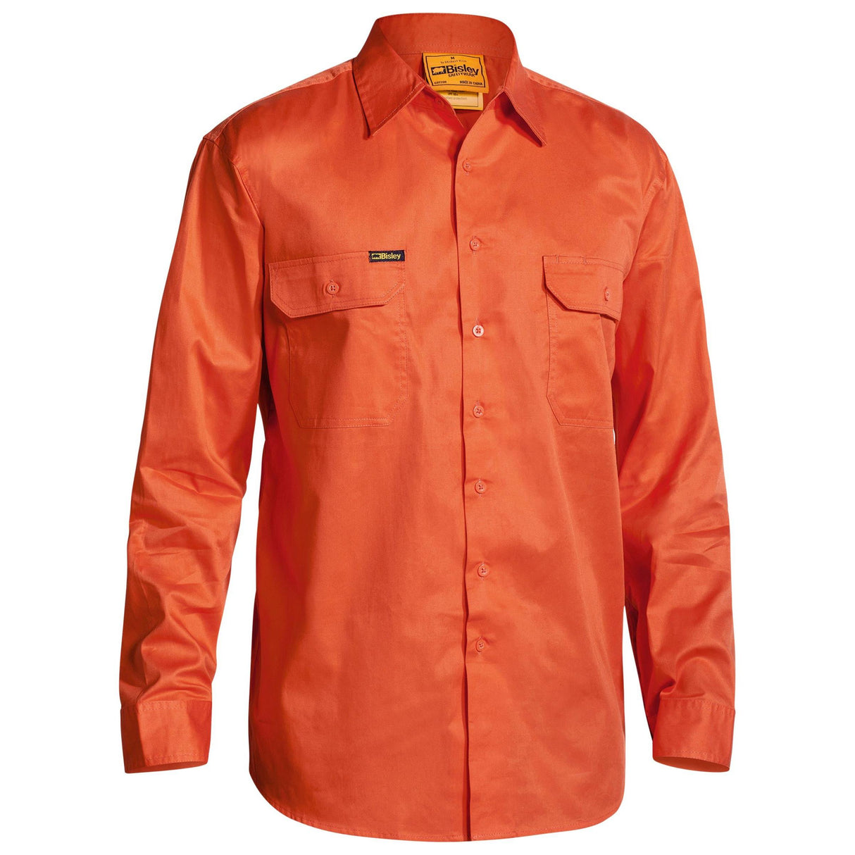 Bisley Hi Vis Cool Lightweight Drill Shirt - BS6894