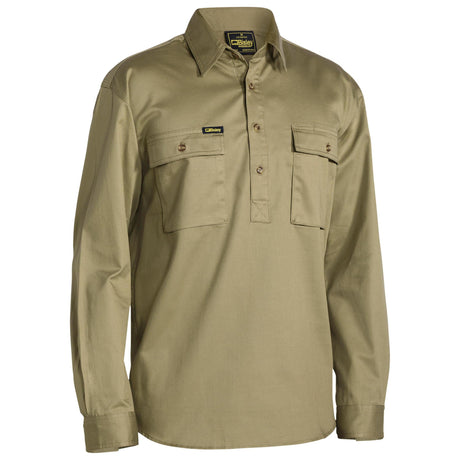 Bisley Closed Front Cotton Drill Shirt - BSC6433