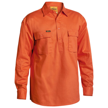 Bisley Closed Front Cotton Drill Shirt - BSC6433