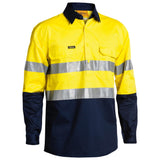 Taped Hi Vis Closed Front Cool Lightweight Shirt - BSC6896