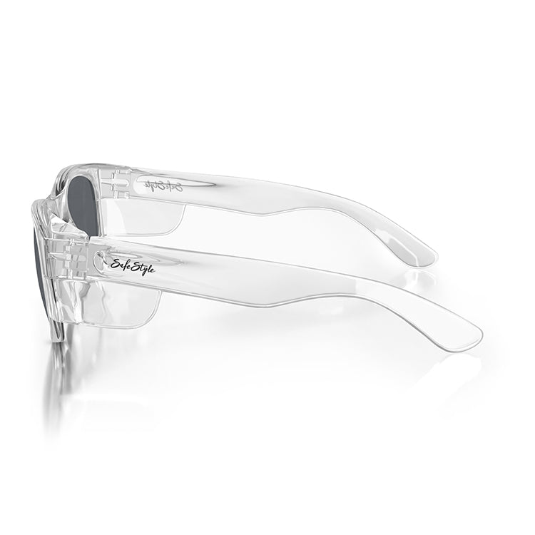 Safe Style CCP100 Classic Clear Frame Polarised Safety GlassesSafe StyleSafe Style CCP100 Classic Clear Frame Polarised Safety Glasses