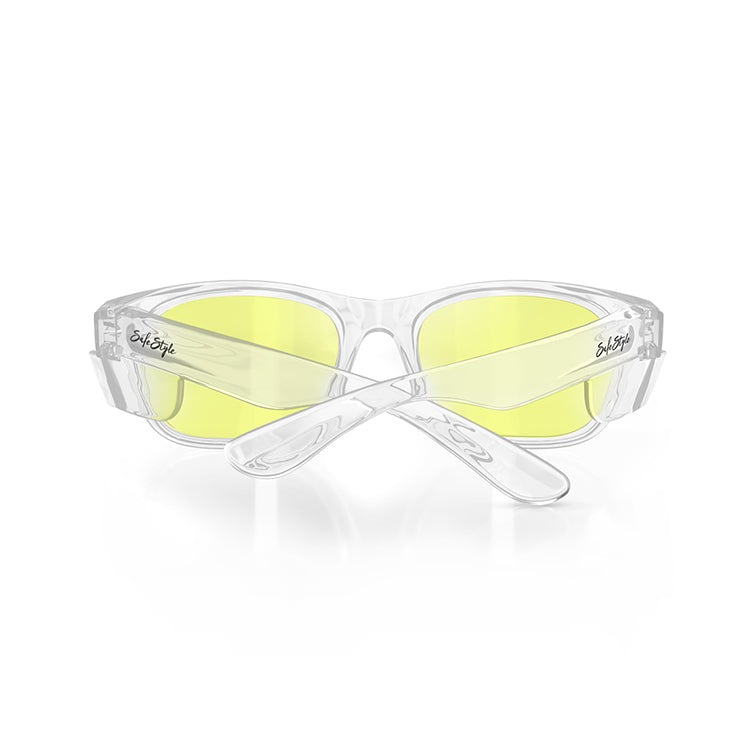 Safe Style CCY100 Classic Clear Frame Yellow Safety Glasses