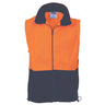 DNC 3828 Two Tone FZip P/Fleece Vest