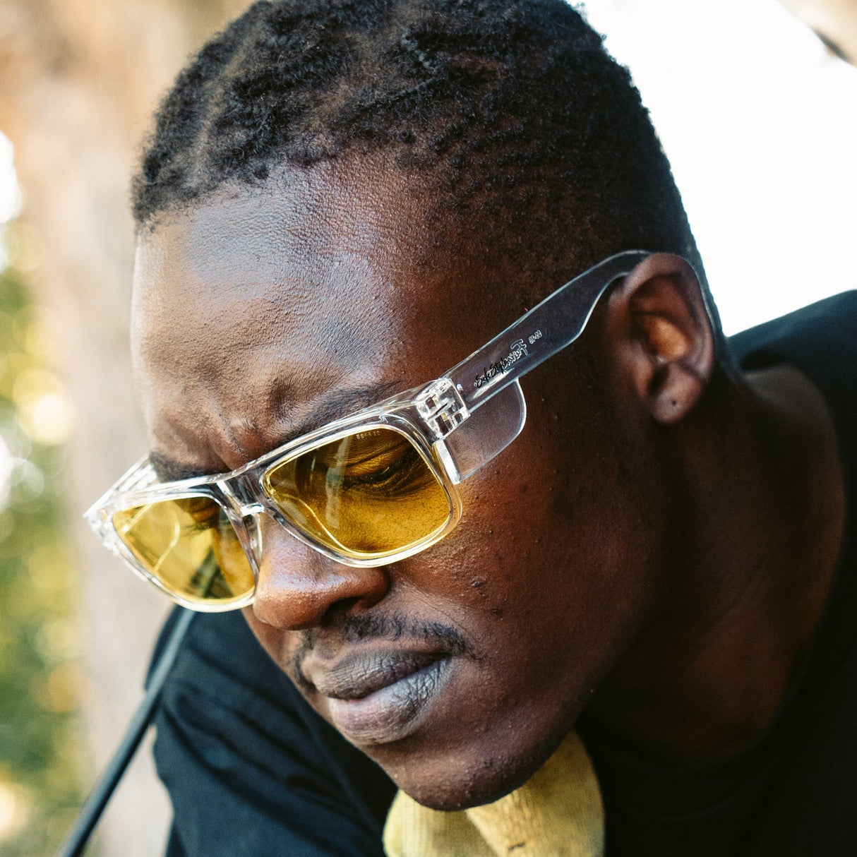 Safe Style CCY100 Classic Clear Frame Yellow Safety Glasses