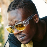 Safe Style CCY100 Classic Clear Frame Yellow Safety Glasses