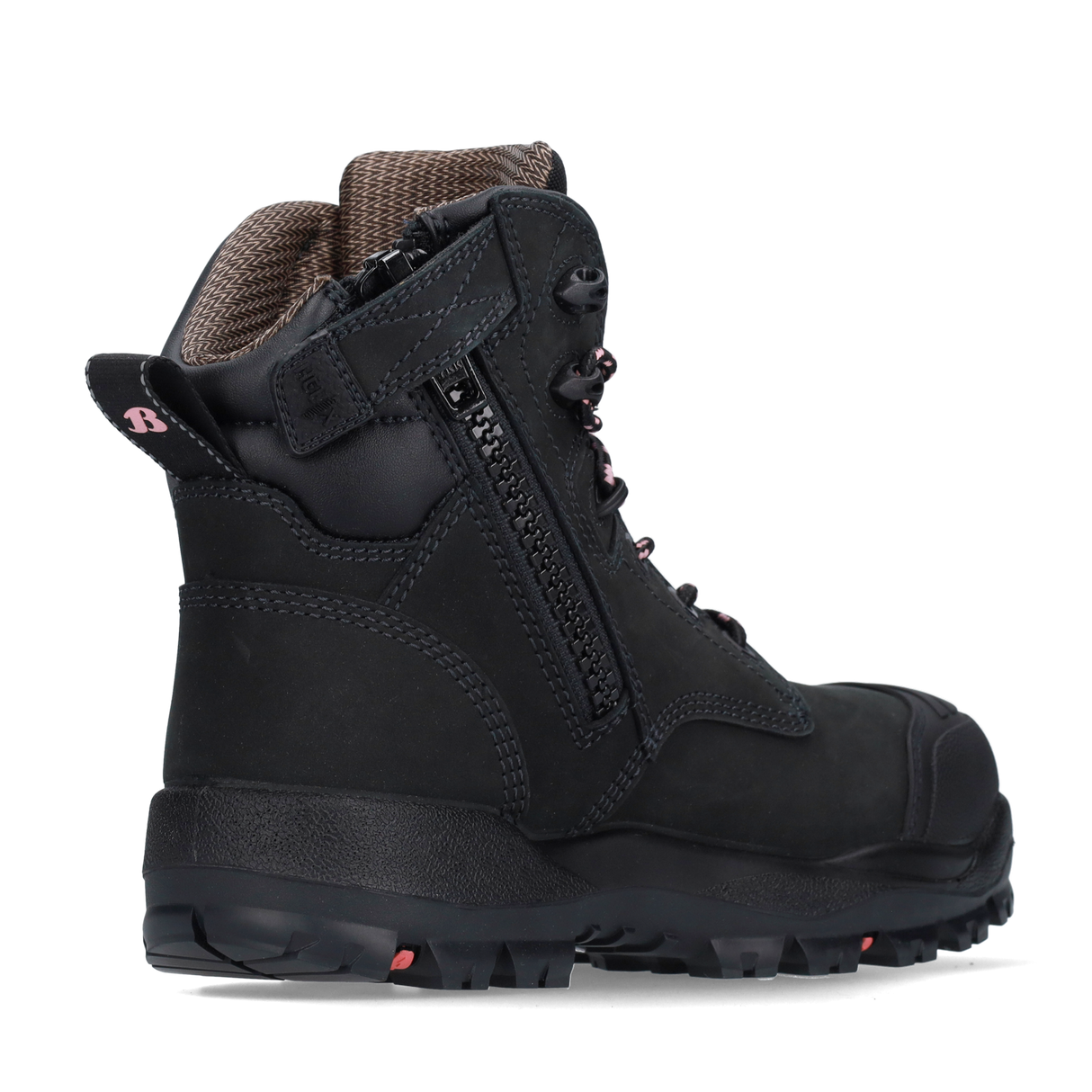 Bata Industrials - 504 66033 Mallee - Ladies 150Mm Zip Sided - Black