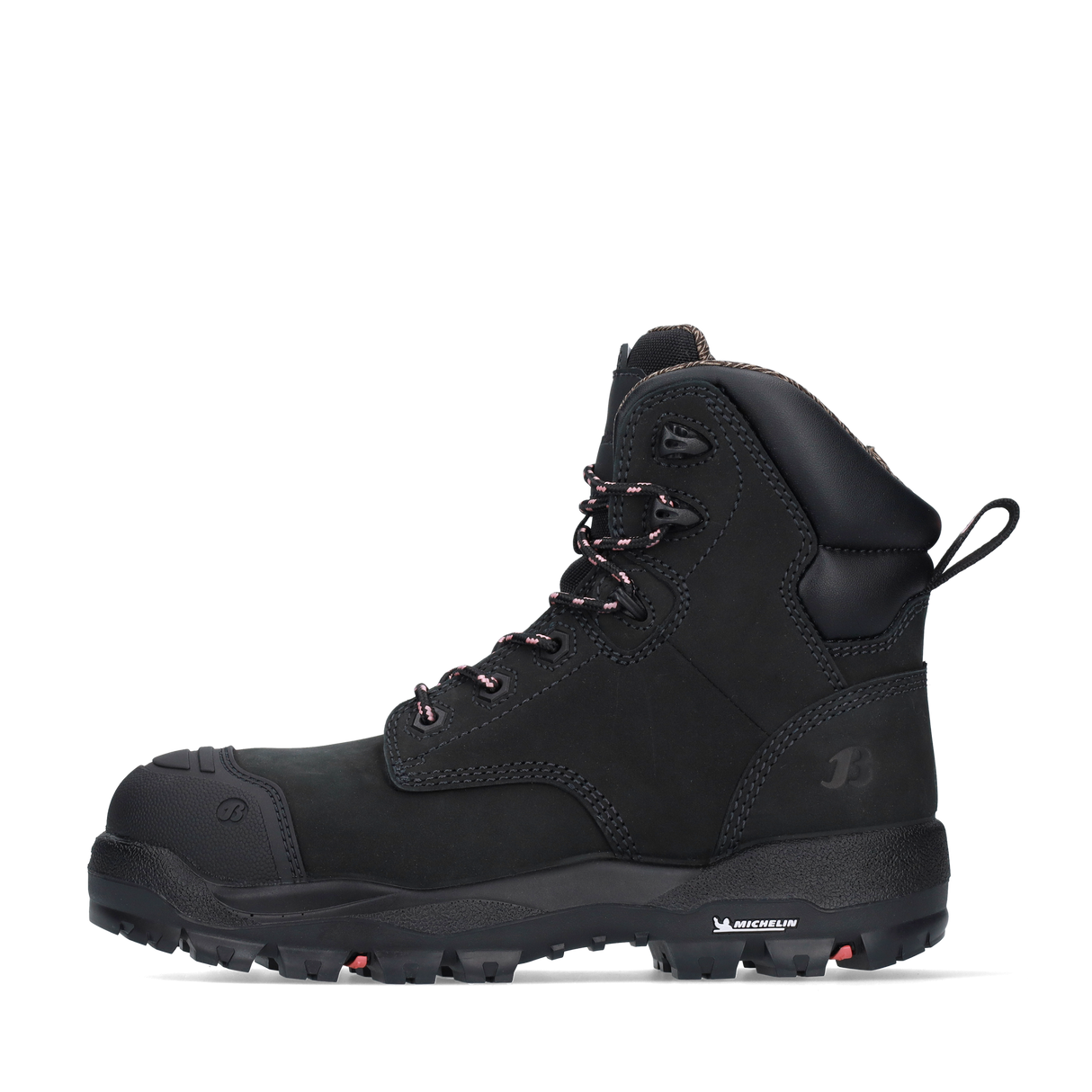 Bata Industrials - 504 66033 Mallee - Ladies 150Mm Zip Sided - Black