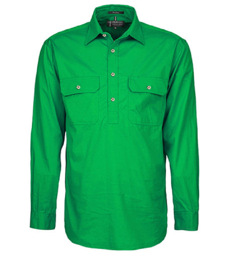 Pilbara RM200CF Mens Closed Front L/S Shirt