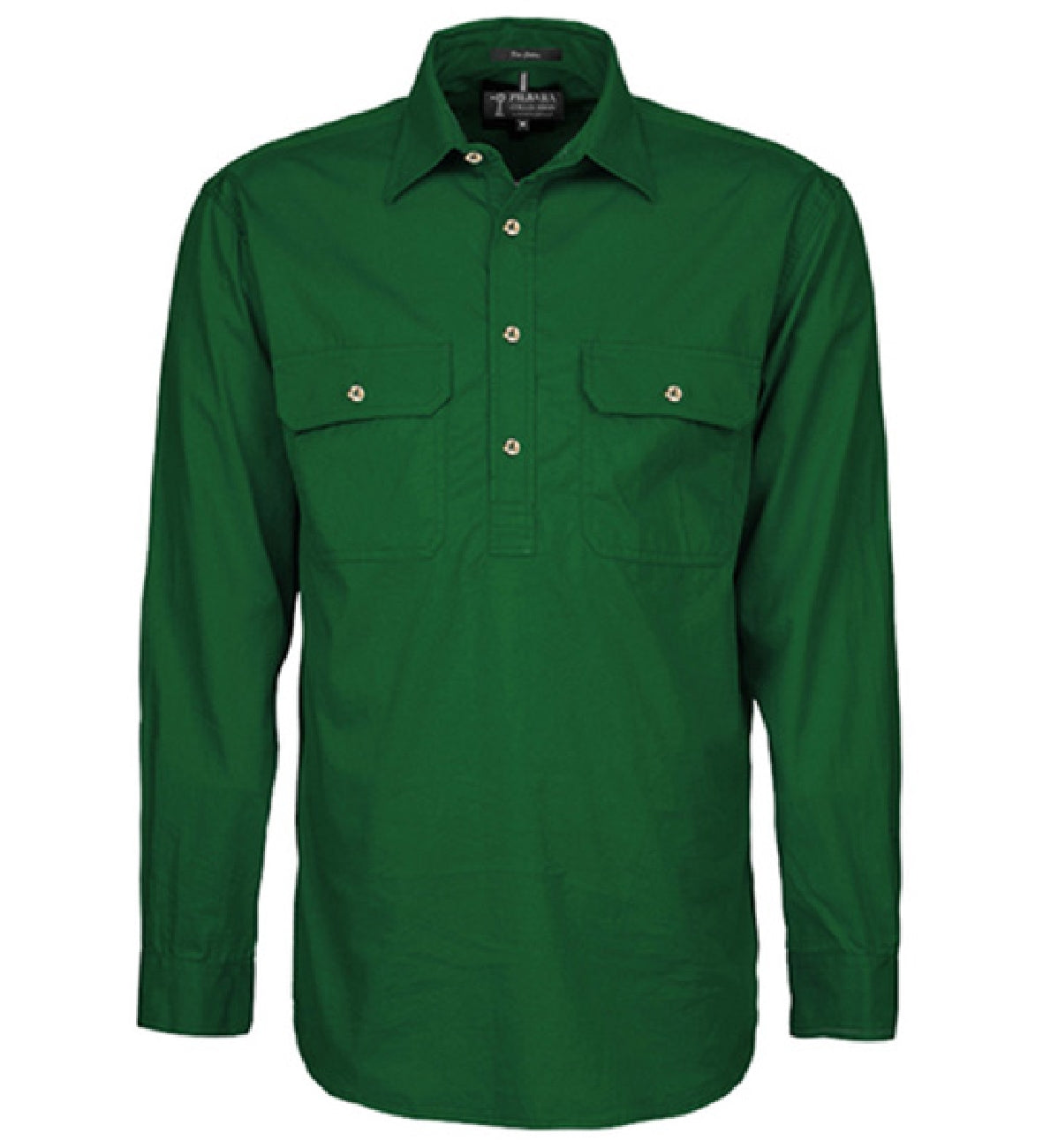 Pilbara RM200CF Mens Closed Front L/S Shirt