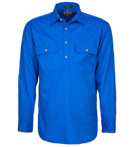 Pilbara RM200CF Mens Closed Front L/S Shirt