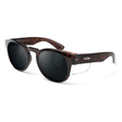 Brown tortoiseshell polarized safety glasses with sleek retro design, Safe Style CRTP100 Cruisers.