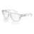 Safe Style FCC100 Fusion clear frame safety glasses with UV protection and AS/NZS 1337.1 certification.