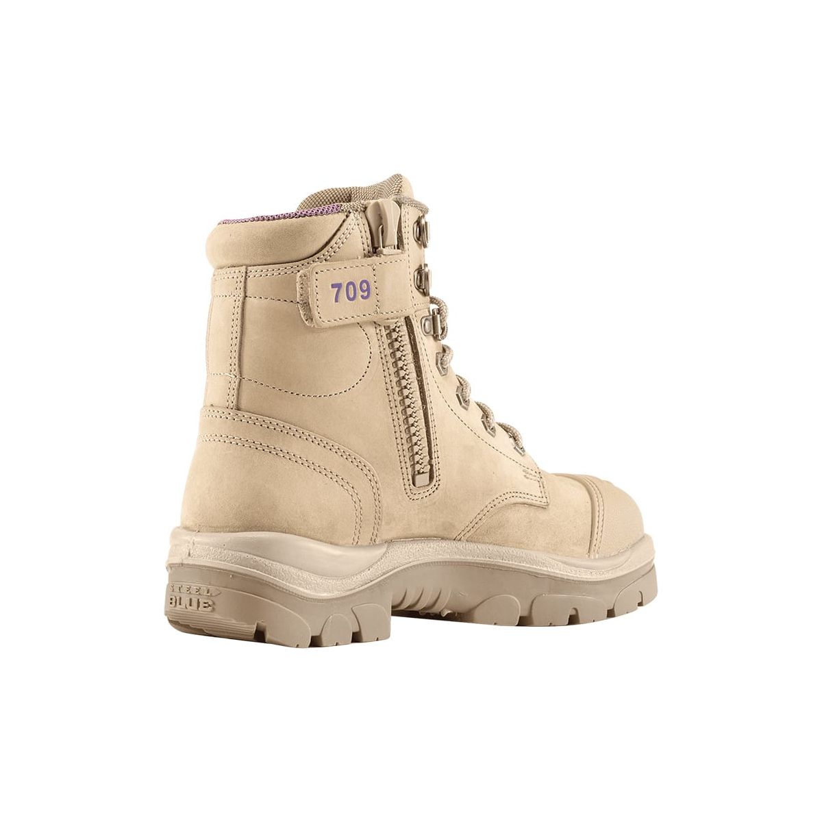 Steel Blue 512709 Argyle Zip Ladies With Scuff Safety Boot