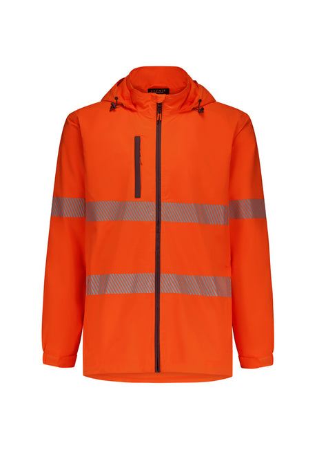 Unisex ZJ560 Super Light Segmented Tape Packable Rain Jacket