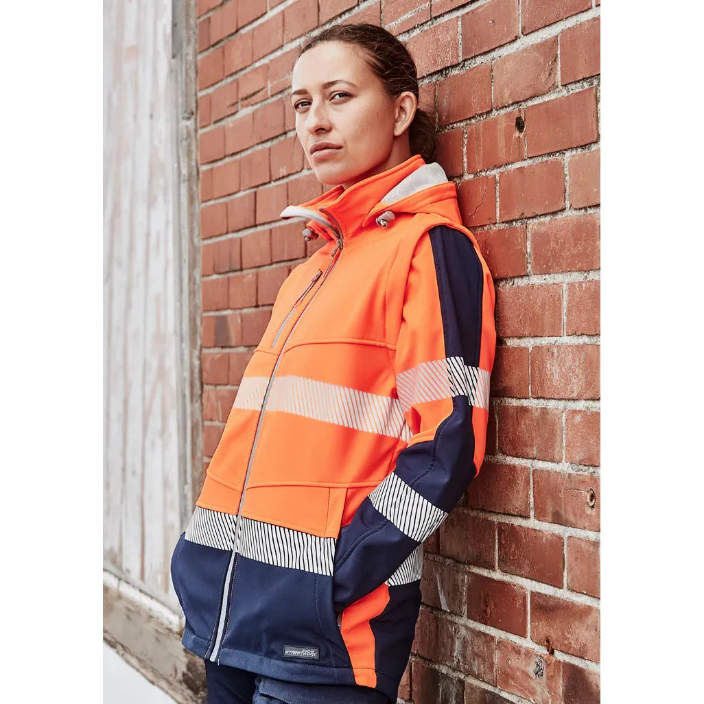 Syzmik ZJ453 Streetworx Hi Vis Soft Shell Jacket