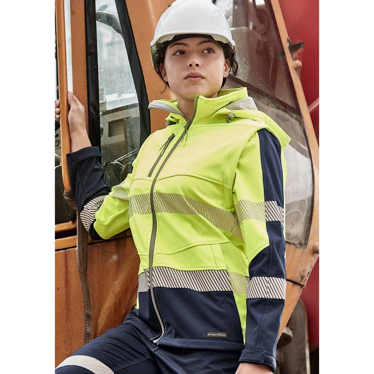 Syzmik ZJ453 Streetworx Hi Vis Soft Shell Jacket