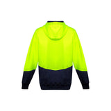 Syzmik ZT478 Unisex Hi Vis Textured Jacquard Full Zip Hoodie
