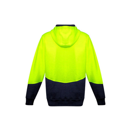 Syzmik ZT478 Unisex Hi Vis Textured Jacquard Full Zip Hoodie