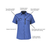 Syzmik ZW765 Ladies S/S Outdoor Shirt