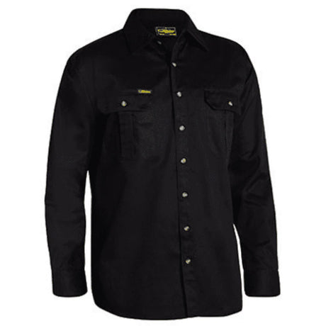 Bisley BS6433 Original Cotton Mens Drill Shirt - Long Sleeve