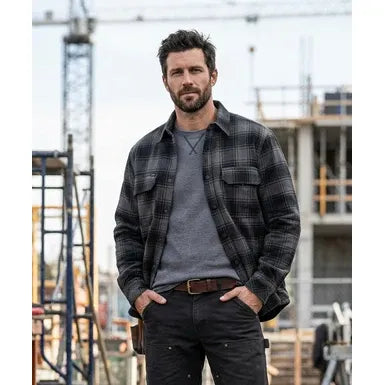 Bisley BJ6101 Flannelette Shacket with Sherpa Lining