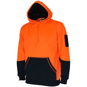 DNC 3722 HiVis Full Zip Super Fleecy Hoodie