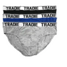 Gray men's underwear with 'Tradie' waistband on a white background, featuring the Tradie logo.
